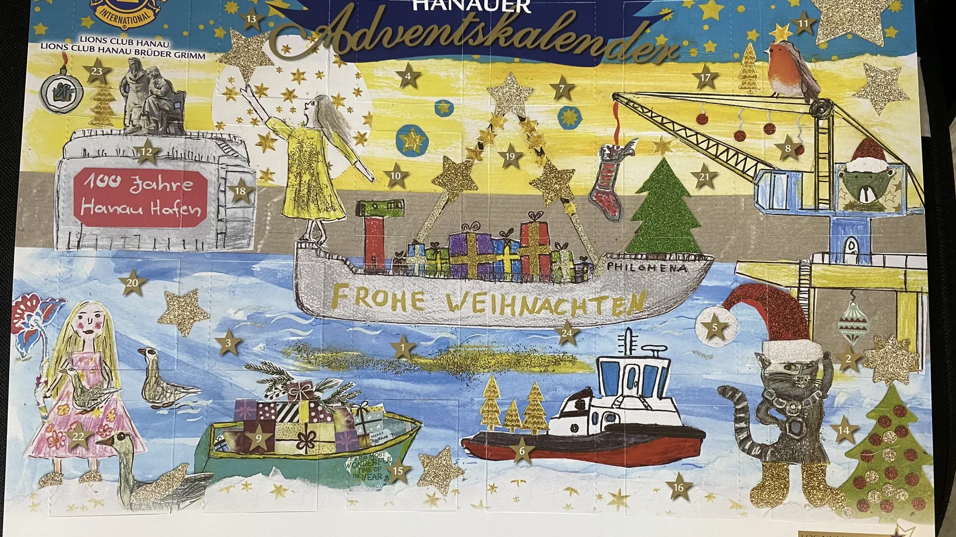 2024 August Lions Club Adventkalender Kinder Projekte Hanau 400,00 €