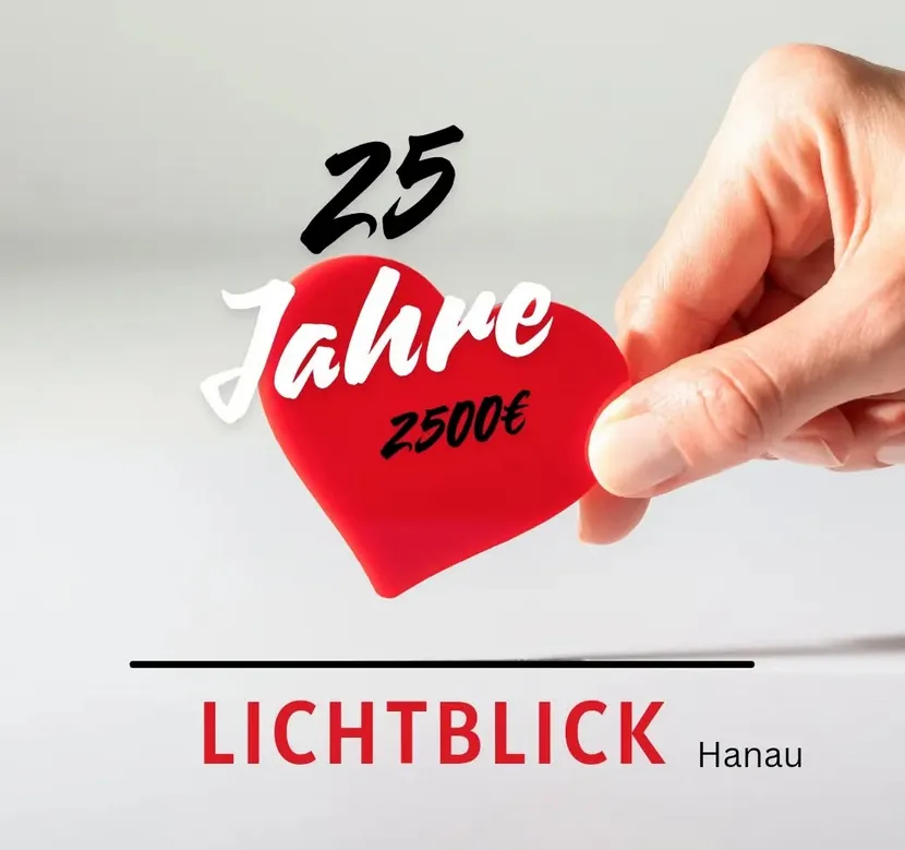 2024 September Hanauer Tafel 25-jähriges Jubiläum 2500,00 €